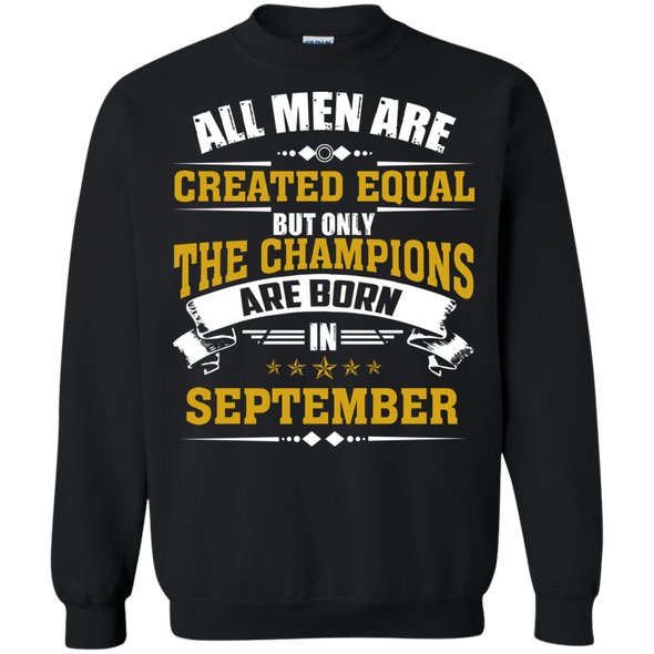 Limited Edition **Champions Are Born In September** Shirts & Hoodies