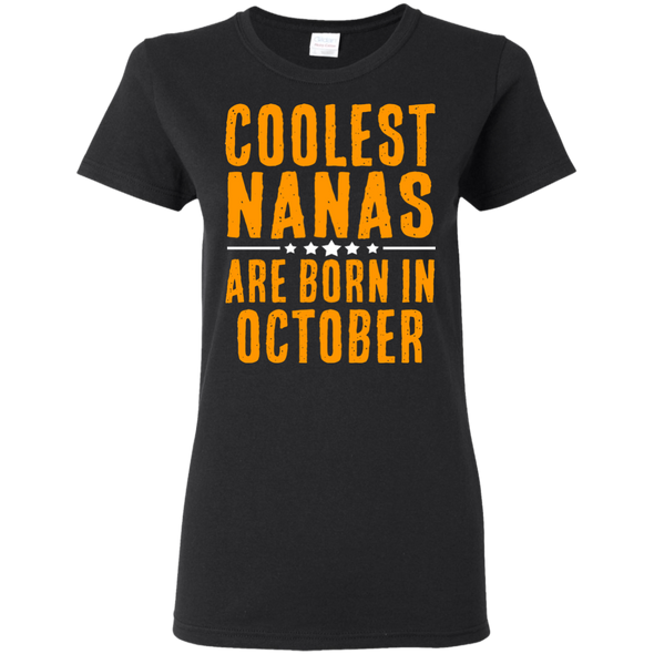 Limited Edition **Coolest Nana Born In October** Shirts & Hoodie