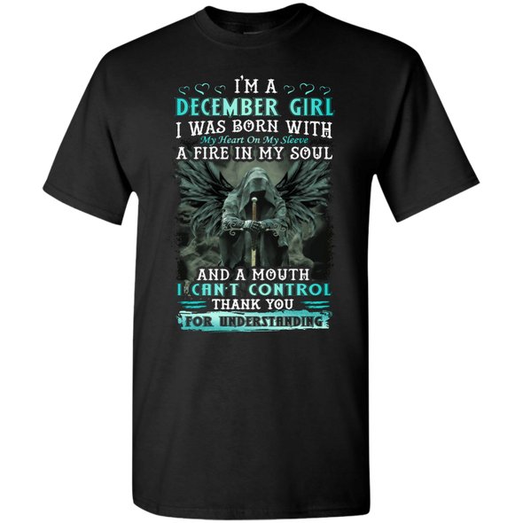 Limited Edition**December Girl Born With Fire In A Soul** Shirts & Hoodie