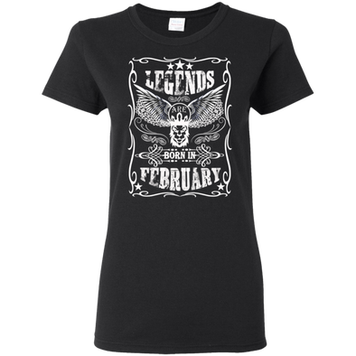 Newly Launched **Legends Are Born In February** Shirts & Hoodies