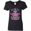Newly Launched **July Girl Born With Heart On Sleeve** Shirts & Hoodies