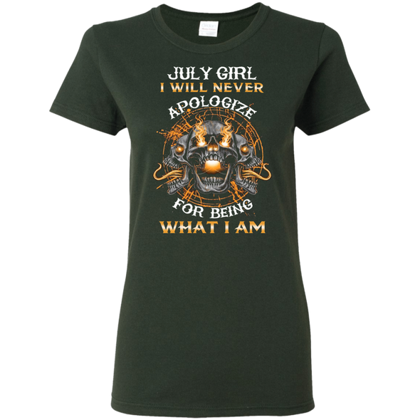 New Edition**July Girl Will Never Apologize** Shirts & Hoodies