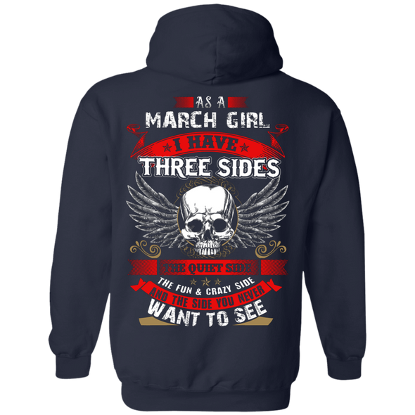 Limited Edition **March Girl With Three Sides** Shirts & Hoodies