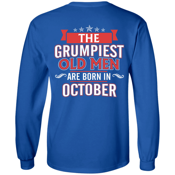Limited Edition October Grumpiest Old Man Shirts & Hoodies