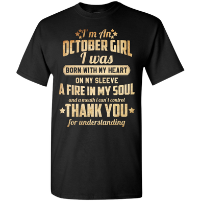 Newly Published **October Girl With Heart & Soul** Shirts & Hoodies