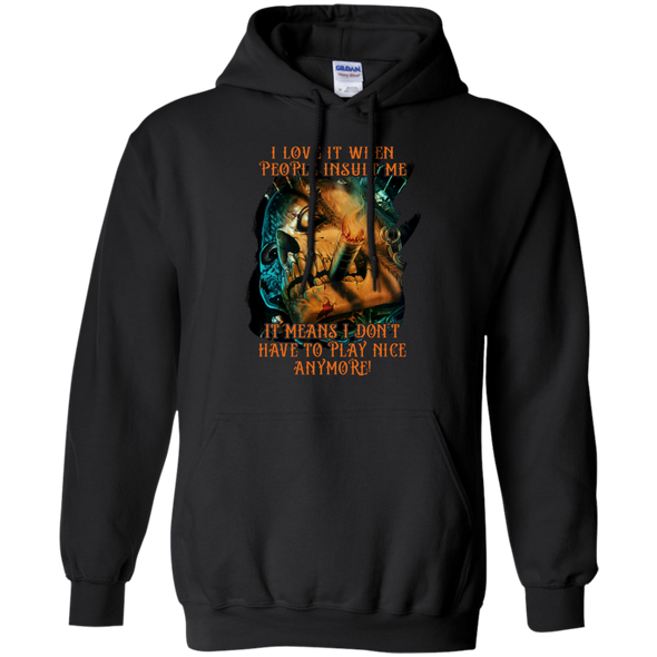 Limited Edition **When People Insult Me** Quotation Shirt & Hoodies