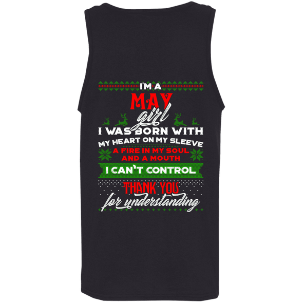 LIMITED EDITION MAY GIRL CHRISTMAS BACK PRINT SHIRTS & HOODIES