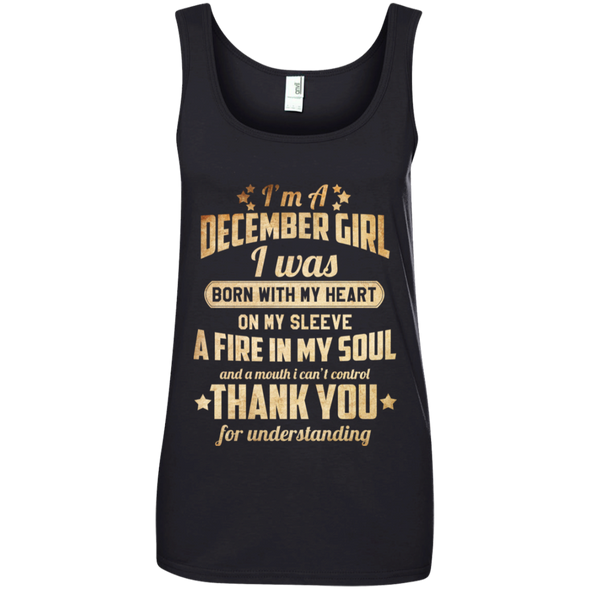 Newly Published **December Girl With Heart & Soul** Shirts & Hoodies