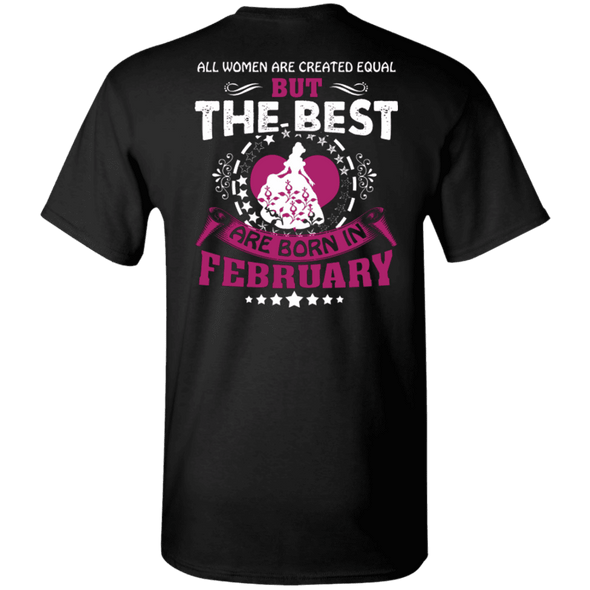 Limited Edition Best Are Born In February Back Print Shirts & Hoodies
