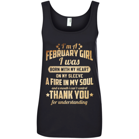 Newly Published **February Girl With Heart & Soul** Shirts & Hoodies