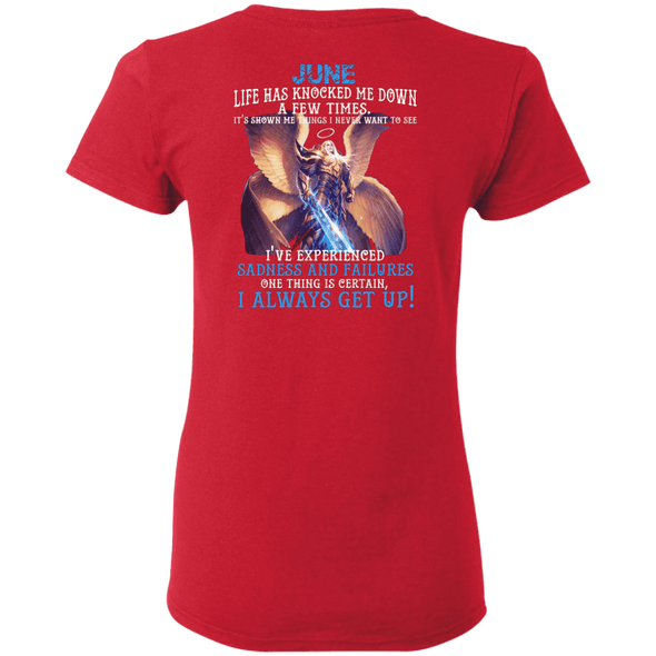 Limited Edition June Born Life Has Knocked Down Shirts & Hoodie