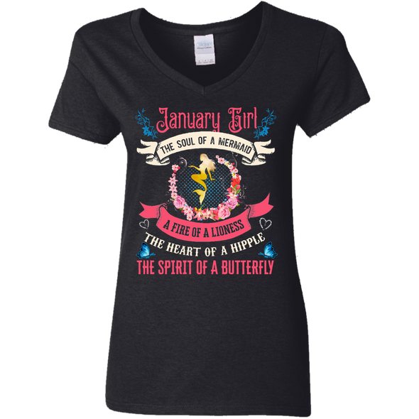 Limited Edition **January Girl With Soul Of Mermaid** Shirts & Hoodies