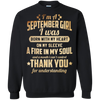 Newly Published **September Girl With Heart & Soul** Shirts & Hoodies