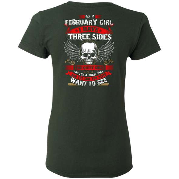 Limited Edition **February Girl With Three Sides** Shirts & Hoodies