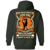 **Never Underestimate June Born Girl** Back Print Shirt & Hoodies