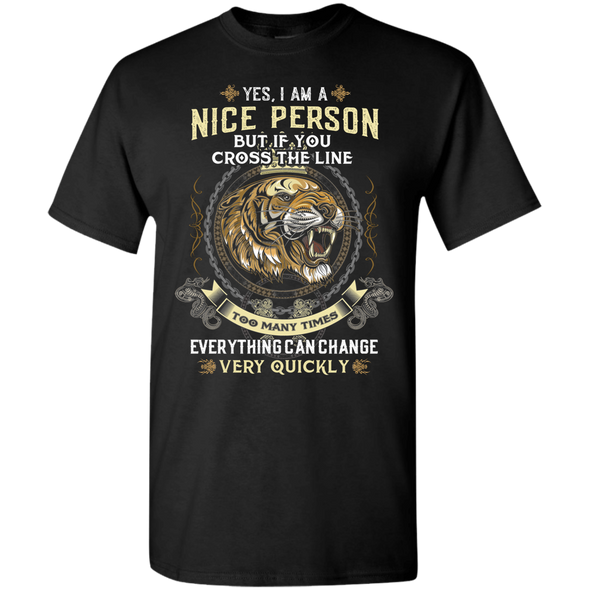 Newly Arrived **I Am A Nice Person** Men's Front Print Shirts & Hoodies