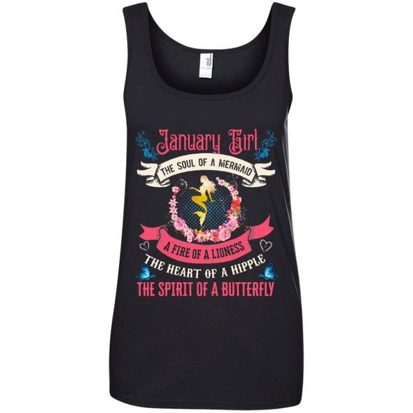 Limited Edition **January Girl With Soul Of Mermaid** Shirts & Hoodies