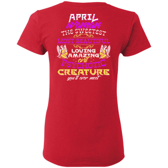 Limited Edition April Sweet Women Back Print Shirts & Hoodies