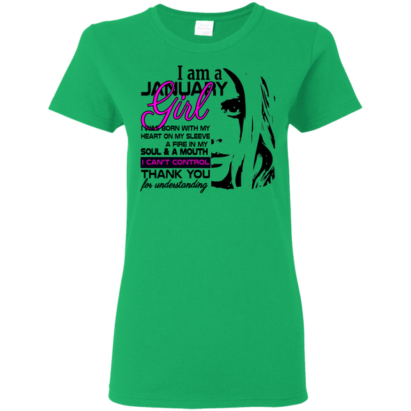 Newly Launched**January Born Girl Shirts & Hoodies**