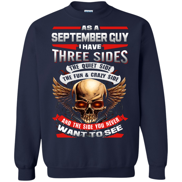 Limited Edition **September Born Guy With Three Side** Shirts & Hodiee
