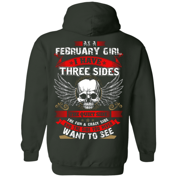 Limited Edition **February Girl With Three Sides** Shirts & Hoodies
