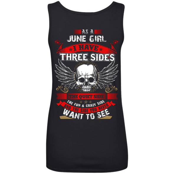 Limited Edition **June Girl With Three Sides** Shirts & Hoodies