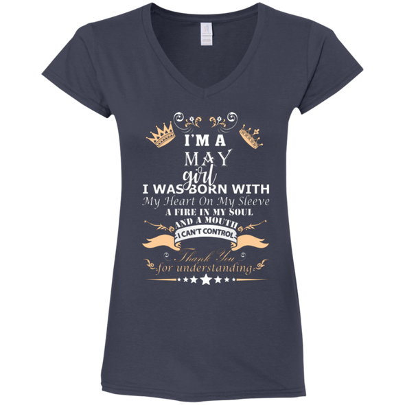New Edition **May Born Girl Front Print** Shirts & Hoodies