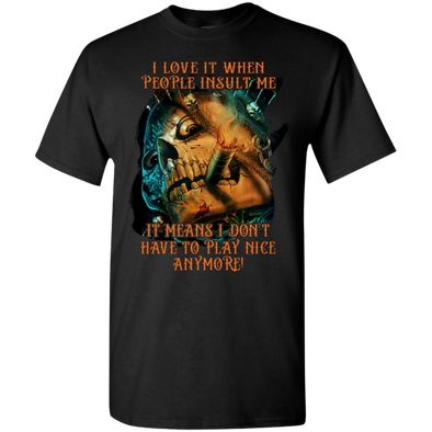 Limited Edition **When People Insult Me** Quotation Shirt & Hoodies