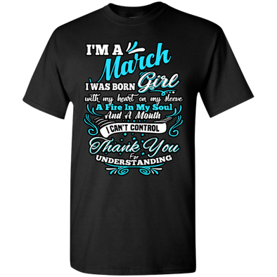 Latest Edition **March Girl With Fire In A Soul** Shirts & Hoodies