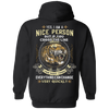 Newly Arrived **I Am A Nice Person** Men's Back Print Shirts & Hoodies