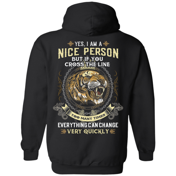 Newly Arrived **I Am A Nice Person** Men's Back Print Shirts & Hoodies