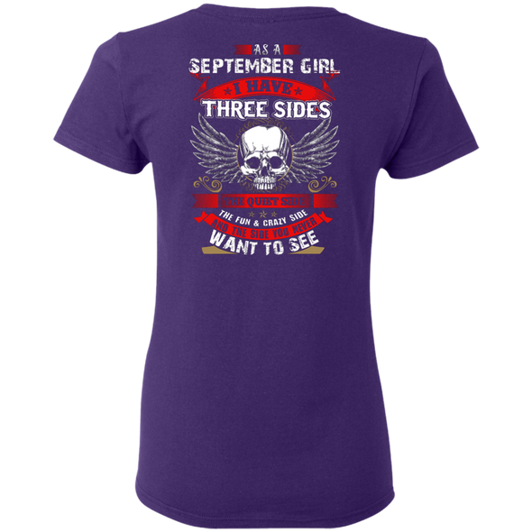 Limited Edition **September Girl With Three Sides** Shirts & Hoodies