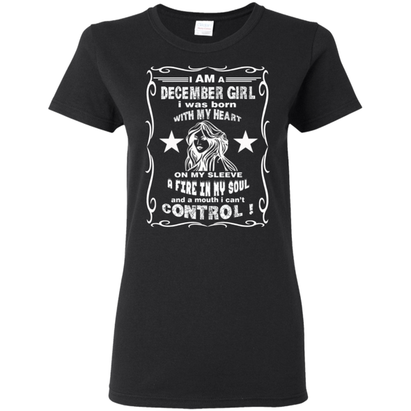 Limited Edition **December Girl Born With Heart On Sleeves** Shirts & Hoodie