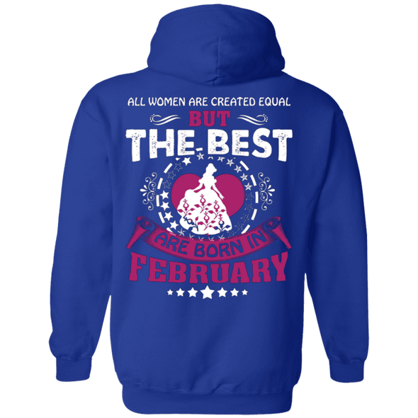 Limited Edition Best Are Born In February Back Print Shirts & Hoodies
