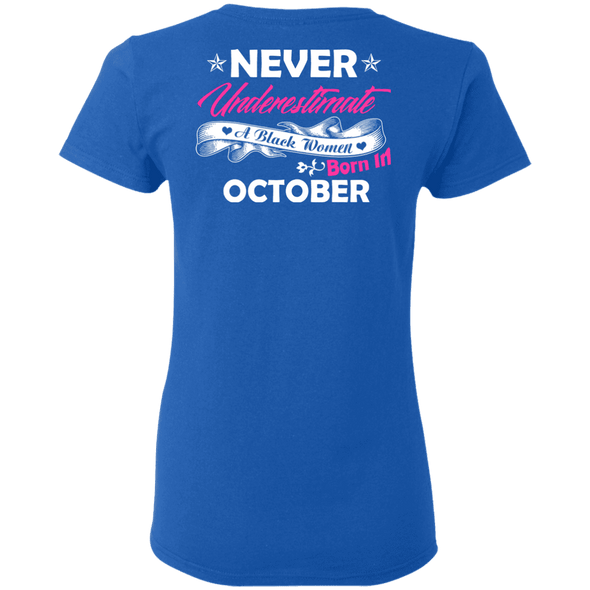 Limited Edition **Black Women Born In October** Shirts & Hoodies
