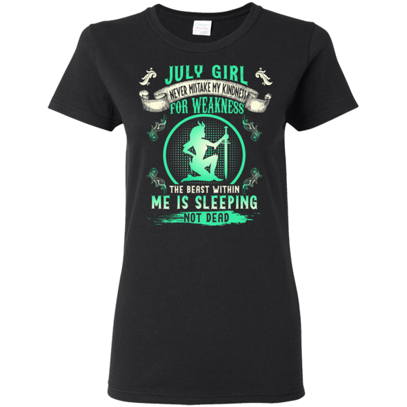Limited Edition **Sleeping Beast July Girl** Shirts & Hoodies
