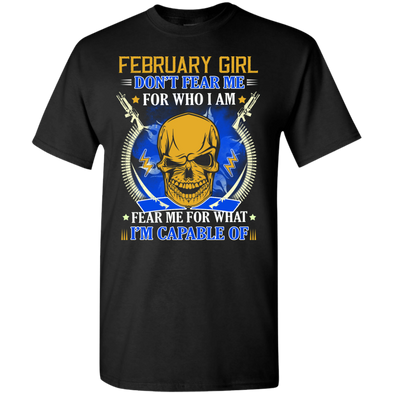 Limited Edition **Don't Fear February Girl** Shirts & Hoodies