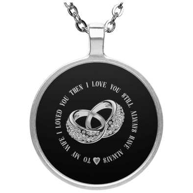 Limited Edition Love To My Husband Circle Necklace