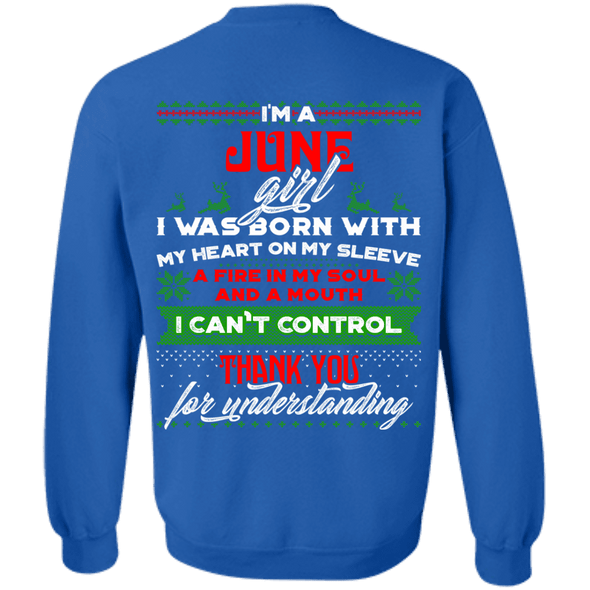 LIMITED EDITION JUNE GIRL CHRISTMAS BACK PRINT SHIRTS & HOODIES