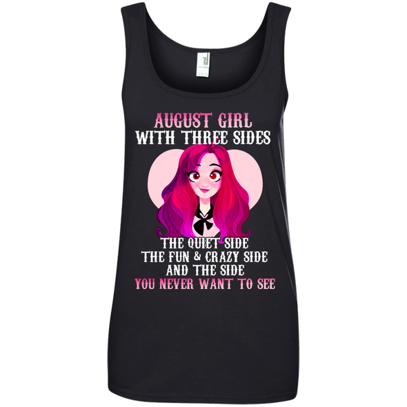 Limited Edition **August Girl With Three Sides Front Print** Shirts & Hoodies
