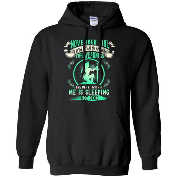 Limited Edition **Sleeping Beast November Girl** Shirts & Hoodies