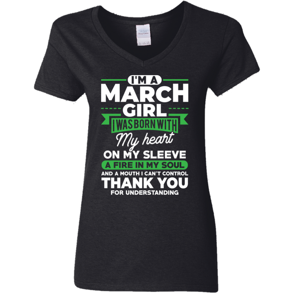 **March Girl** Fire In Soul Shirts & Hoodies