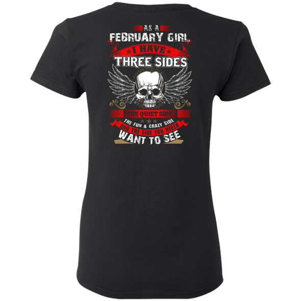 Limited Edition **February Girl With Three Sides** Shirts & Hoodies