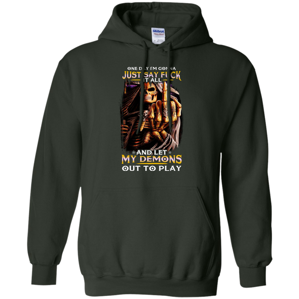 Limited Edition **Let My Demons Out To Play** Quotation Shirt & Hoodies