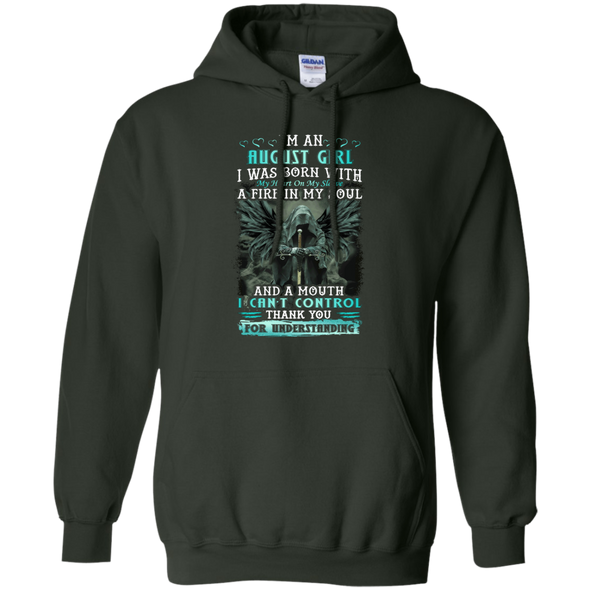 Limited Edition **August Girl Born With Fire In A Soul** Shirts & Hoodie