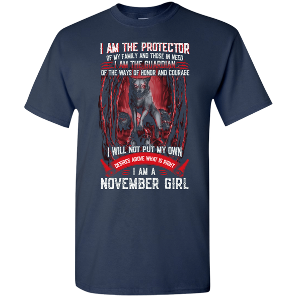 Limited Edition **November Girl The Protector & The Guardian** Shirts & Hoodies