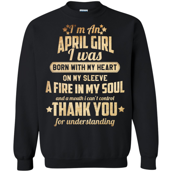 Newly Published **April Girl With Heart & Soul** Shirts & Hoodies