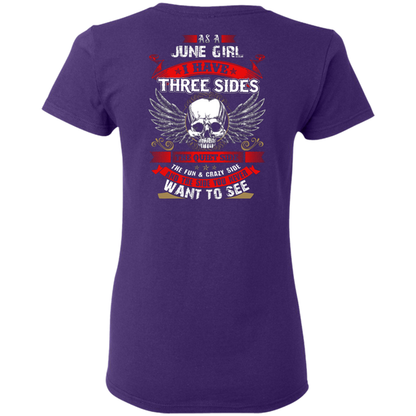 Limited Edition **June Girl With Three Sides** Shirts & Hoodies