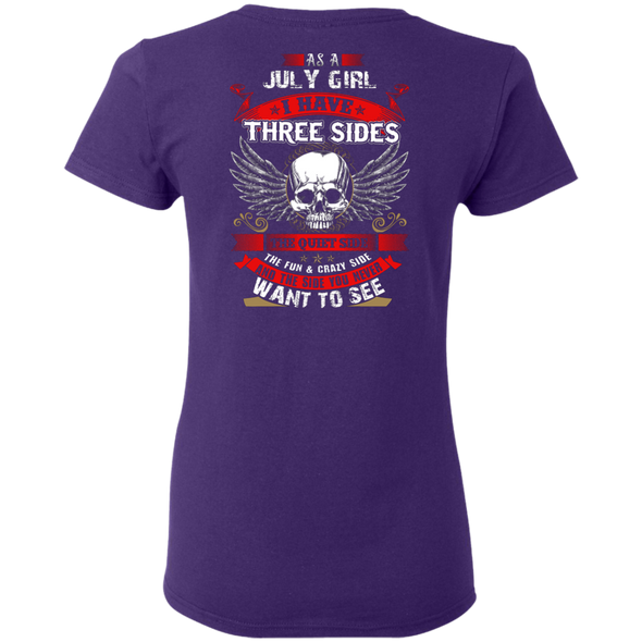 Limited Edition **July Girl With Three Sides** Shirts & Hoodies