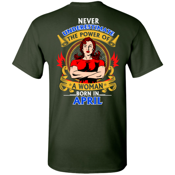 Limited Edition **Power Of Woman Born In April** Shirts & Hoodies